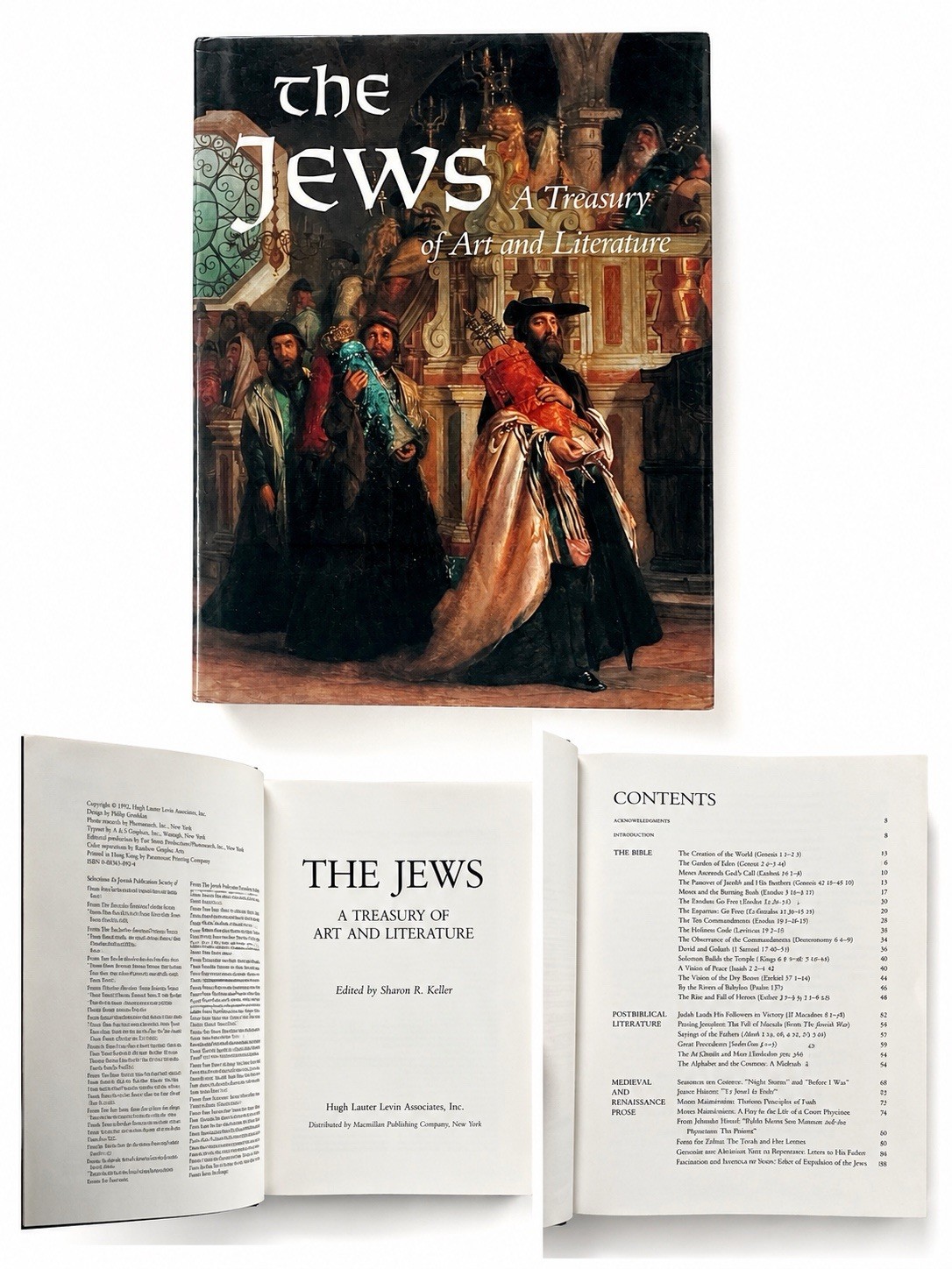 Vintage 1992 “The Jews: A Treasury of Art and Literature” Hardcover Book Vintage 1992 “The Jews: A Treasury of Art and Literature” Hardcover Book