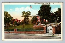 Albany NY- New York, Schuyler Mansion, Outside View, Vintage Postcard picture