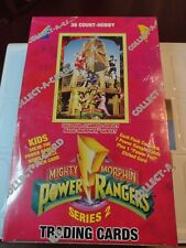 1994 Mighty Morphin Power Rangers Series 2 Trading Cards Sealed Box Nos picture