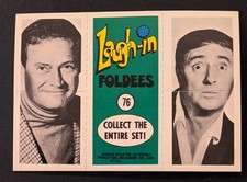 1968 Scanlens Rowan & Martins Laugh In FOLDEES Card 76 Abe Lincoln UNFOLDED NM picture