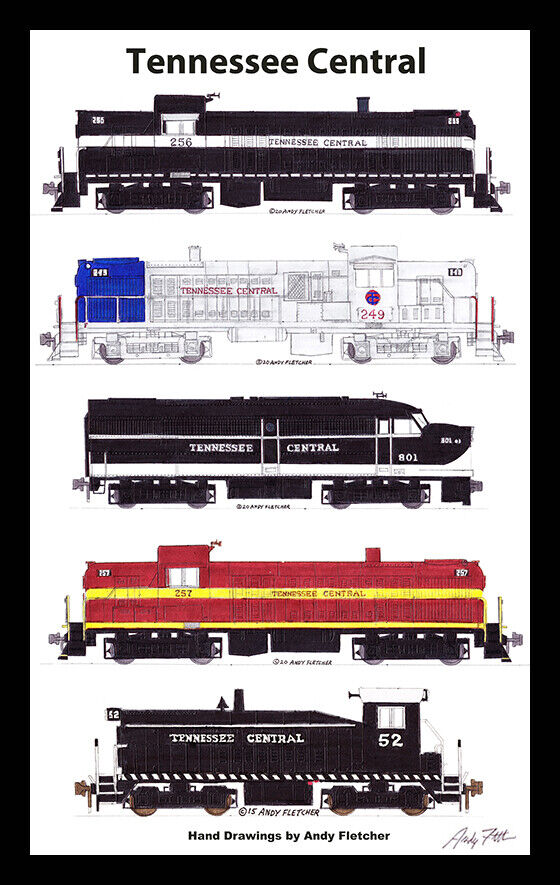 Tennessee Central Locomotives 12\