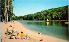 Barton Glen Lake, Bartonsville, Pennsylvania in the Poconos Postcard picture