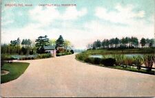 Brookline Massachusetts MA Chestnut Hill Reservoir Antique Postcard UNP Unused picture