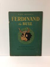 1938 Ferdinand the Bull Munro Leaf Walt Disney Whitman Publishing Story Book picture