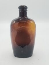 Antique Whiskey Flask c. 1870 Stoddard Or Westford No Seam Flask Crude Whittled picture