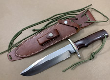 Custom Handmade Randall Hunting Bowie Knife Camping Knife In D2 Steel w/ Sheath. picture