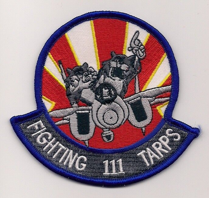 USN VF-111 SUN DOWNERS TARPS patch F-14 TOMCAT FIGHTER SQN