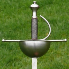 Cup Hilt Rapier HEMA Combat Training Sword 5160 Spring Steel Practice Fencing picture
