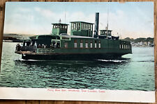 Ferry Boat Gov. Winthrop Between New London & Groton CT Connecticut Postcard picture