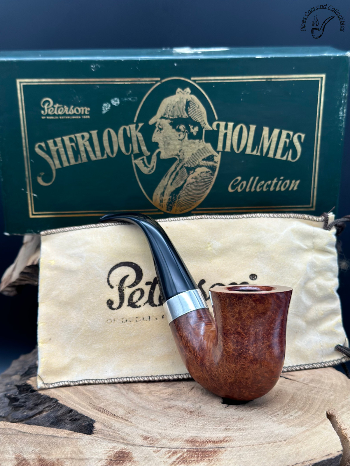 (Unsmoked) Peterson Sherlock Holmes Original Smooth Calabash Smoking Pipe (Unsmoked) Peterson Sherlock Holmes Original Smooth Calabash Smoking Pipe