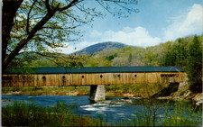 Old Covered Bridge West Dummerston Vermont VT Mike Roberts Postcard picture