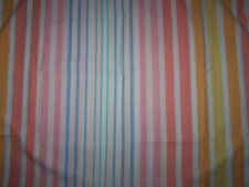 Vintage Burlington Twin Flat Sheet VERA Pastel Stripes picture