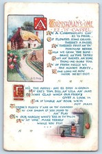 Cornwall England Postcard Cornishman's Ome Ez is Cassel 1919 Posted Antique picture