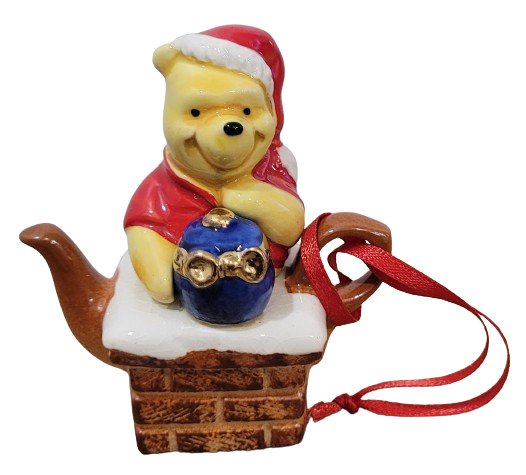 Disney Winnie The Pooh Santa Paul Cardew Ornament Limited Edition Tiny Teapot