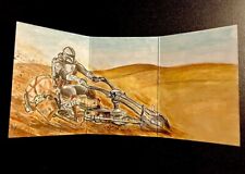 2021 Star Wars Masterwork Mandalorian Triptych Sketch Card Darren Coburn-James picture