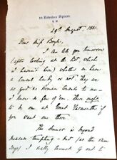 1881 ALs re: PRESIDENT GARFIELD ASSASSINATION from J. R. Lowell  picture