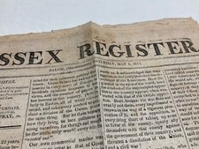 WAR OF 1812 SALEM MASSACHUSETTS NEWS FRIGATES PRIVATEERS BATTLE UK #1811 picture