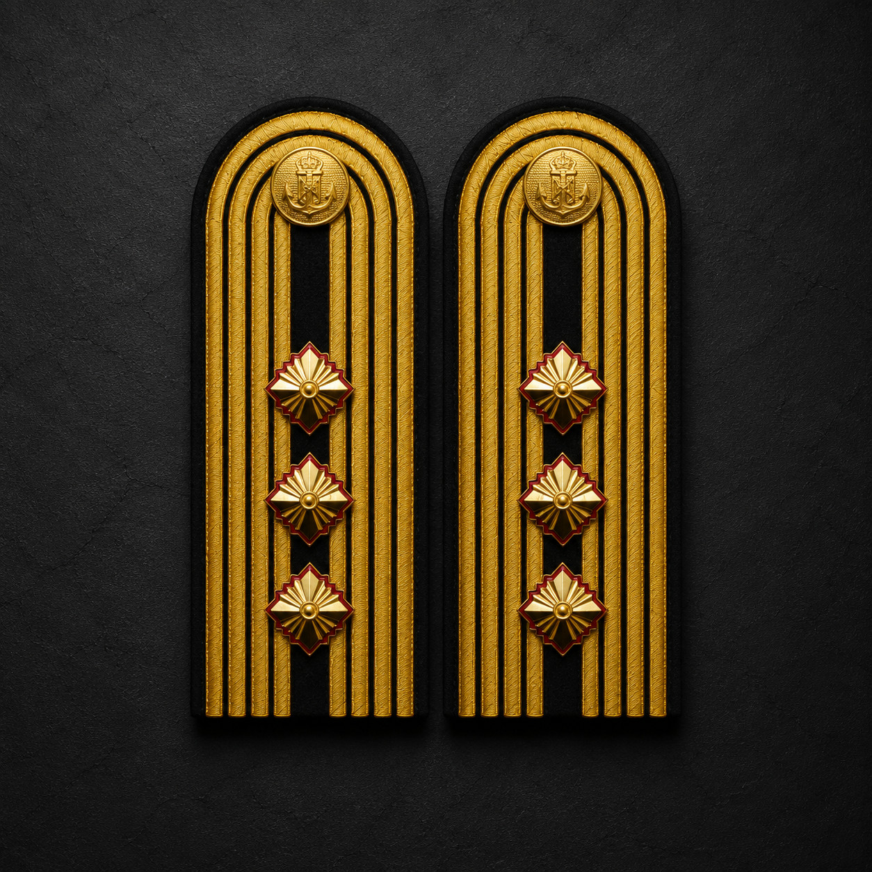 Ukraine Navy Senior Lieutenant Parade Epaulets Shoulder Boards Ukrainian Naval F
