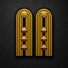 Ukraine Navy Senior Lieutenant Parade Epaulets Shoulder Boards Ukrainian Naval F picture