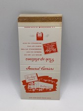 Vintage Blue Ridge Trucking Co. Matchbook Greensboro NC Map Ad picture
