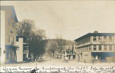 Proctorsville, VT: 1906 RPPC Main St Windsor County, Vermont Real Photo Postcard picture