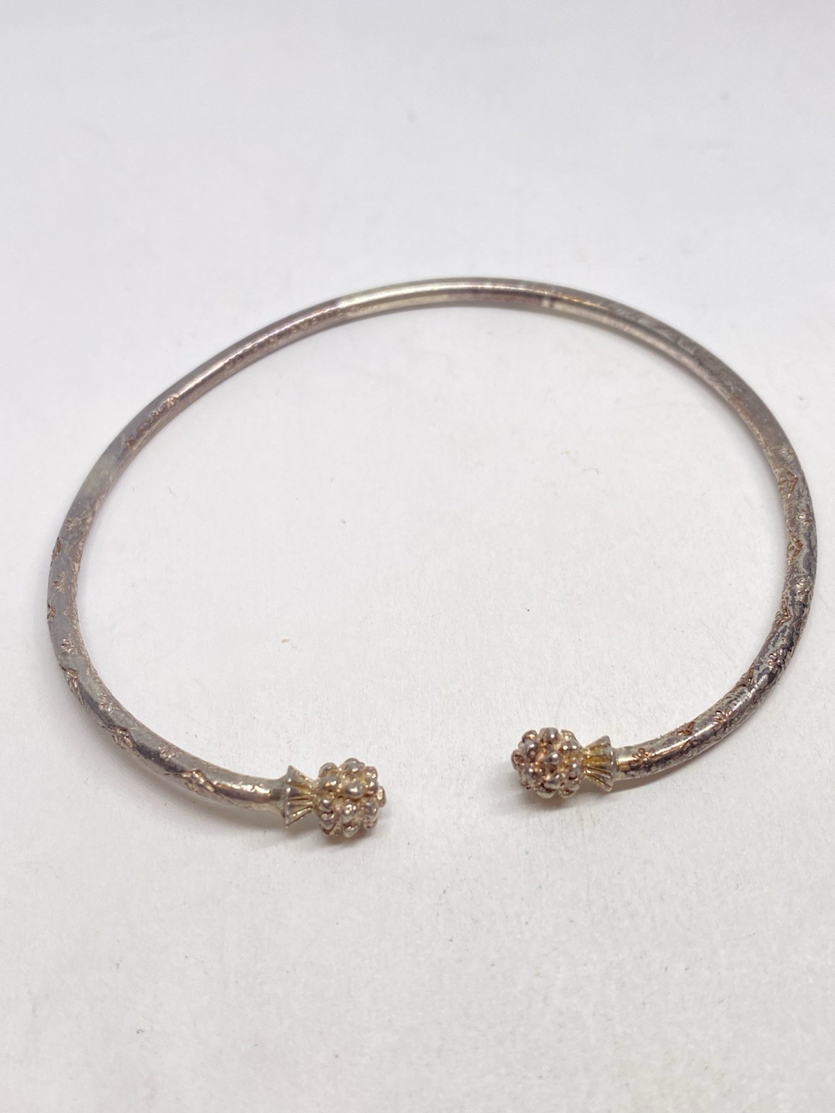HANDMADE IN JAMAICA VINTAGE STERLING SILVER BANGLE CUFF BRACELET 13g 925 STAMPED HANDMADE IN JAMAICA VINTAGE STERLING SILVER BANGLE CUFF BRACELET 13g 925 STAMPED
