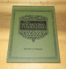 1923 The New Rational Typewriting Book By Rupert P. Sorelle,  Gregg Publishing picture