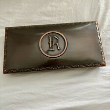 Vintage Hyde Park Brass / Copper  Cigar Box Case Monogrammed Letter R picture