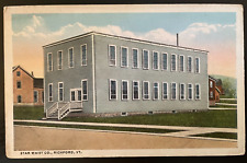 Vintage Postcard 1907-1915 Star Waist Co. Richford, Vermont (VT) picture