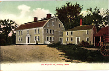 The Wayside Inn Sudbury MA Undivided Unused Postcard c1905 picture