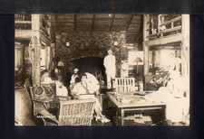 1930 Fairlee VT GARDENSIDE INN BONNIE OAKS Is A Mess Real Photo Postcard RPPC picture