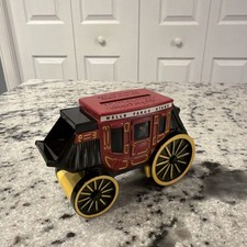 Wells Fargo & Union Trust Stage Coach Coin Bank Promotional Die Cast picture