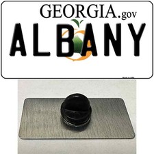 Albany Georgia Novelty Metal Hat Pin 1.5