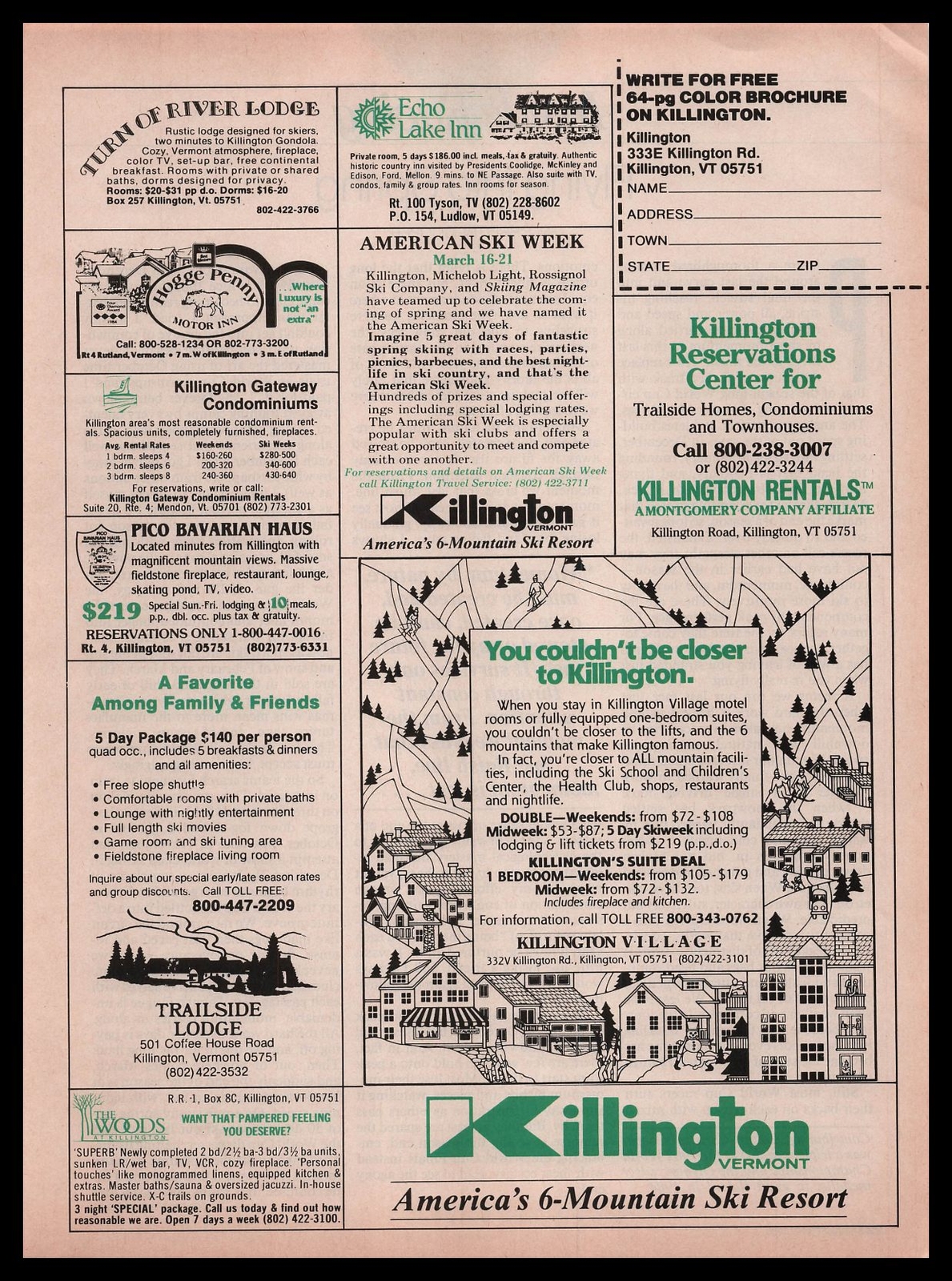 1986 Killington Vermont 
