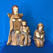 Nativity Figurines Baby Jesus, Mary, Joseph, & Angel 