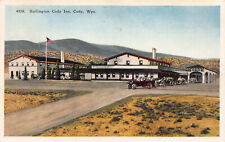 Burlington Cody Inn, Cody, Wyoming, early postcard, unused picture