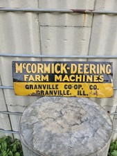 McCormick-Deering Farm Machines Granville Coop, Illinois early, original picture