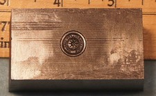 1928 Waterville ME COLBY COLLEGE Emblem STEEL STAMPING DIE Robbins RC355 picture