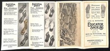 Educator Shoe / Rice & Hutchins Boston, MA Fold-Out Pamphlet c1915-20 picture
