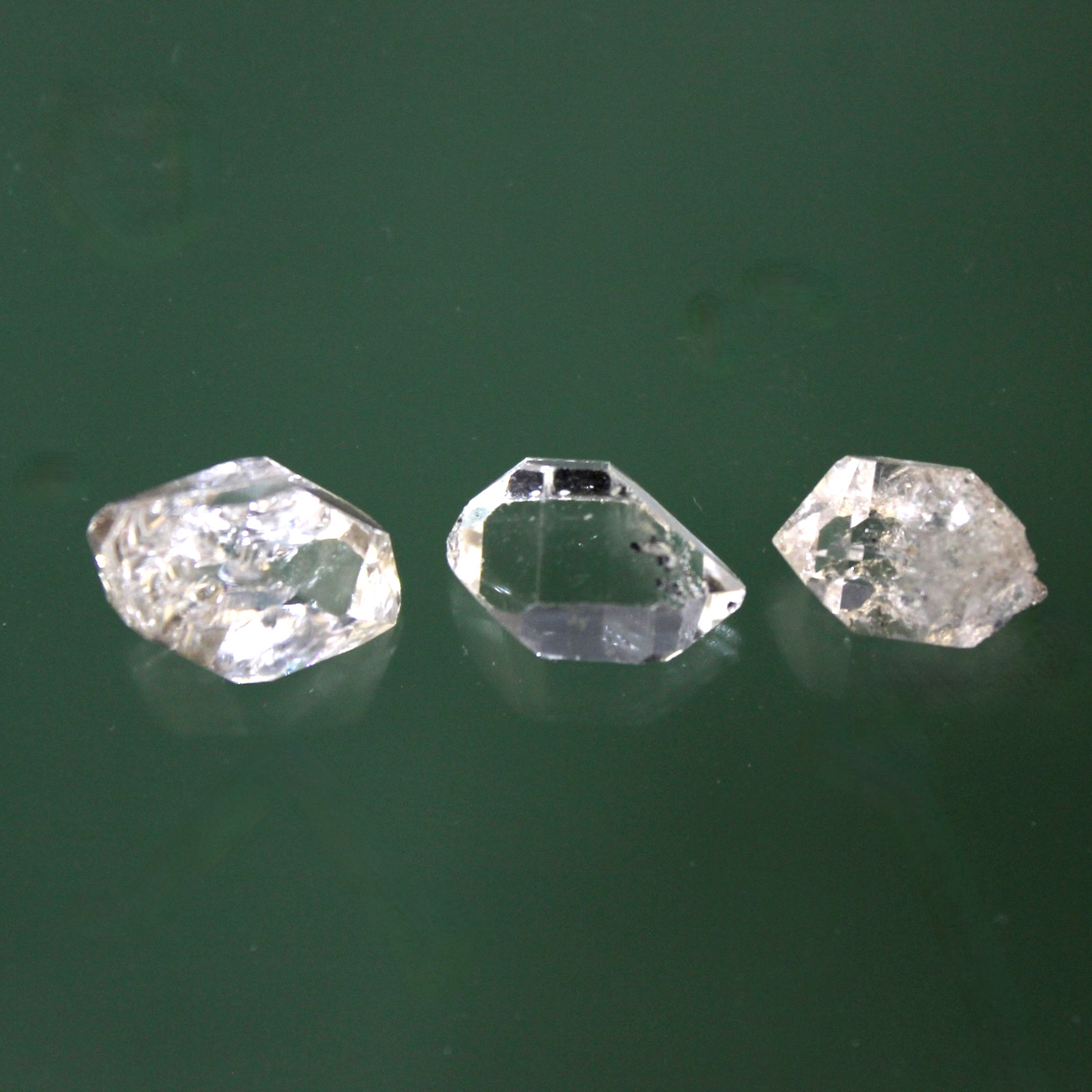 Magical Herkimer Diamonds, Fonda, Montgomery Co. N.Y. (3 pc. lot) Magical Herkimer Diamonds, Fonda, Montgomery Co. N.Y. (3 pc. lot)