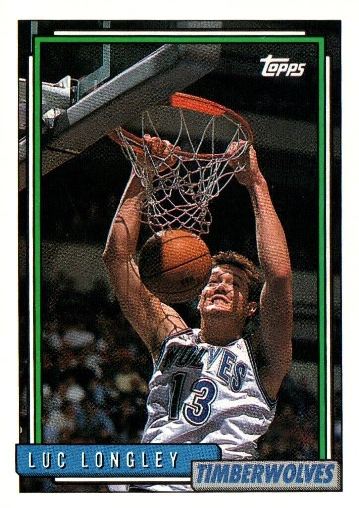 1992 Topps Luc Longley Card #89 NBA