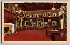 Albany, New York NY - Executive Chamber, State Capitol - Vintage Postcard picture