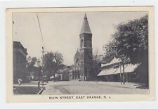 East Orange NJ Photo Postcard Main Street Scene Stores Church Essex County picture