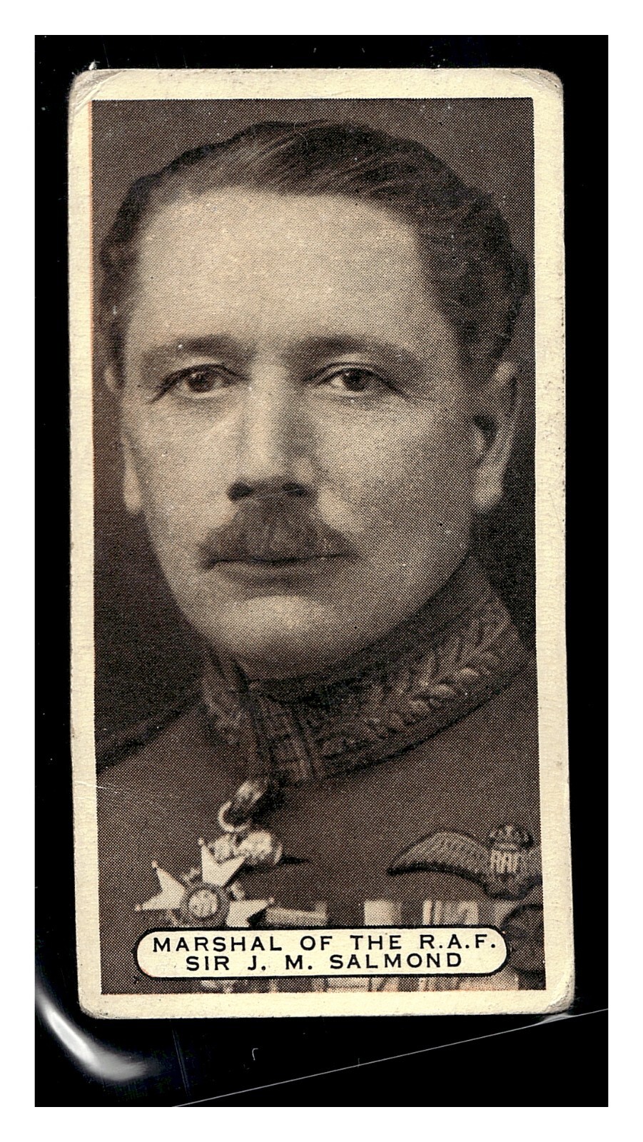 MARSHAL OF THE R.A.F. SIR SALMOND #23 ARDATH EMPIRE PERSONALITIES 1930'S TOBACCO MARSHAL OF THE R.A.F. SIR SALMOND #23 ARDATH EMPIRE PERSONALITIES 1930'S TOBACCO