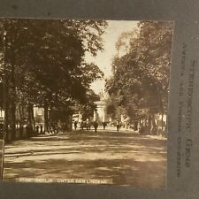 VINTAGE ANTIQUE CAMERA STEREOVIEW STEREOSCOPE CARD Berlin Germany picture