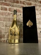 Gold Ace Of Spades Armand De Briganac Empty Champagne Bottle w/ Box picture