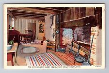 Duxbury MA-Massachusetts, John Alden House Kitchen, Vintage Postcard picture
