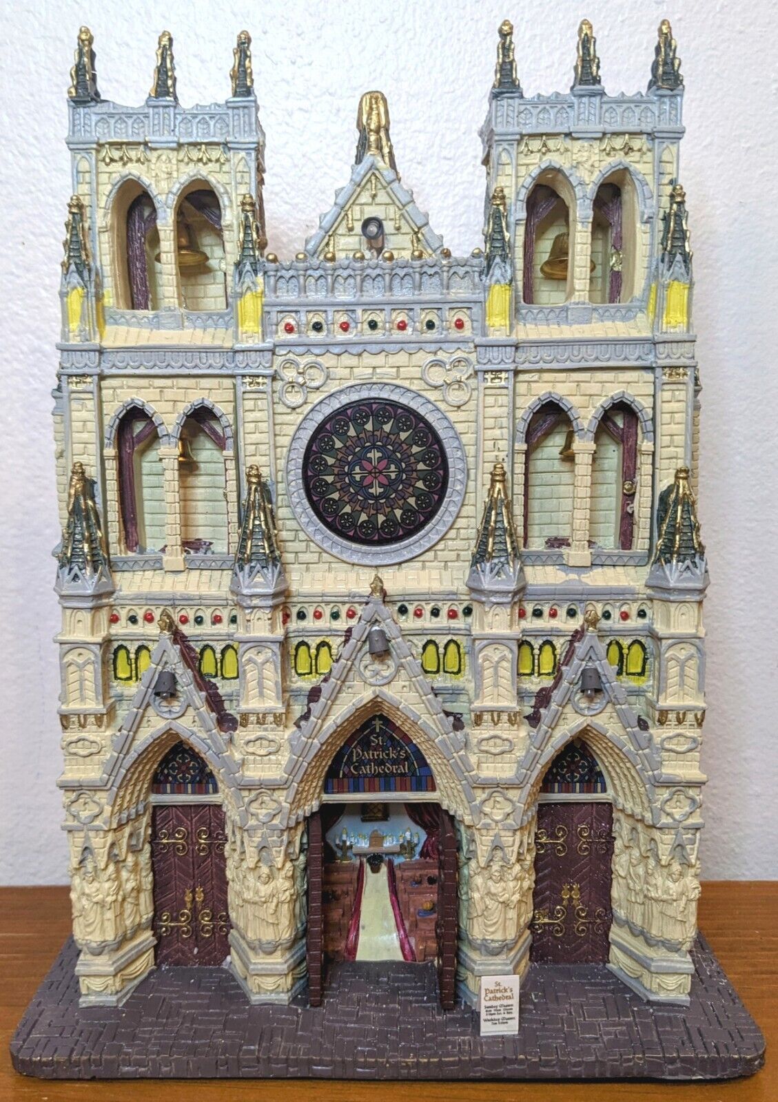 Lemax St. Patrick\'s Cathedral Church Essex Street Facade