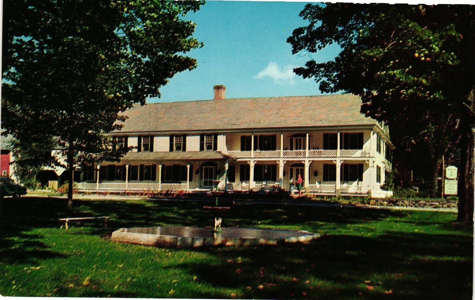 Vintage Postcard - Newfane Inn Full Exterior Front View Vermont VT #10659