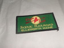 Down East Scenic RR Ellsworth Maine Patch - NOS picture